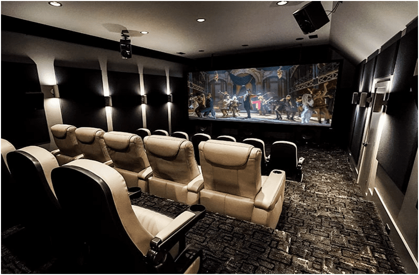 Get the full cinema experience from the comfort of your home with a home theater!
